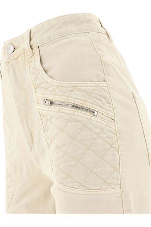 Jeans Cassandre in cotone denim beige ISABEL MARANT | PA0411FAB3H02I23EC